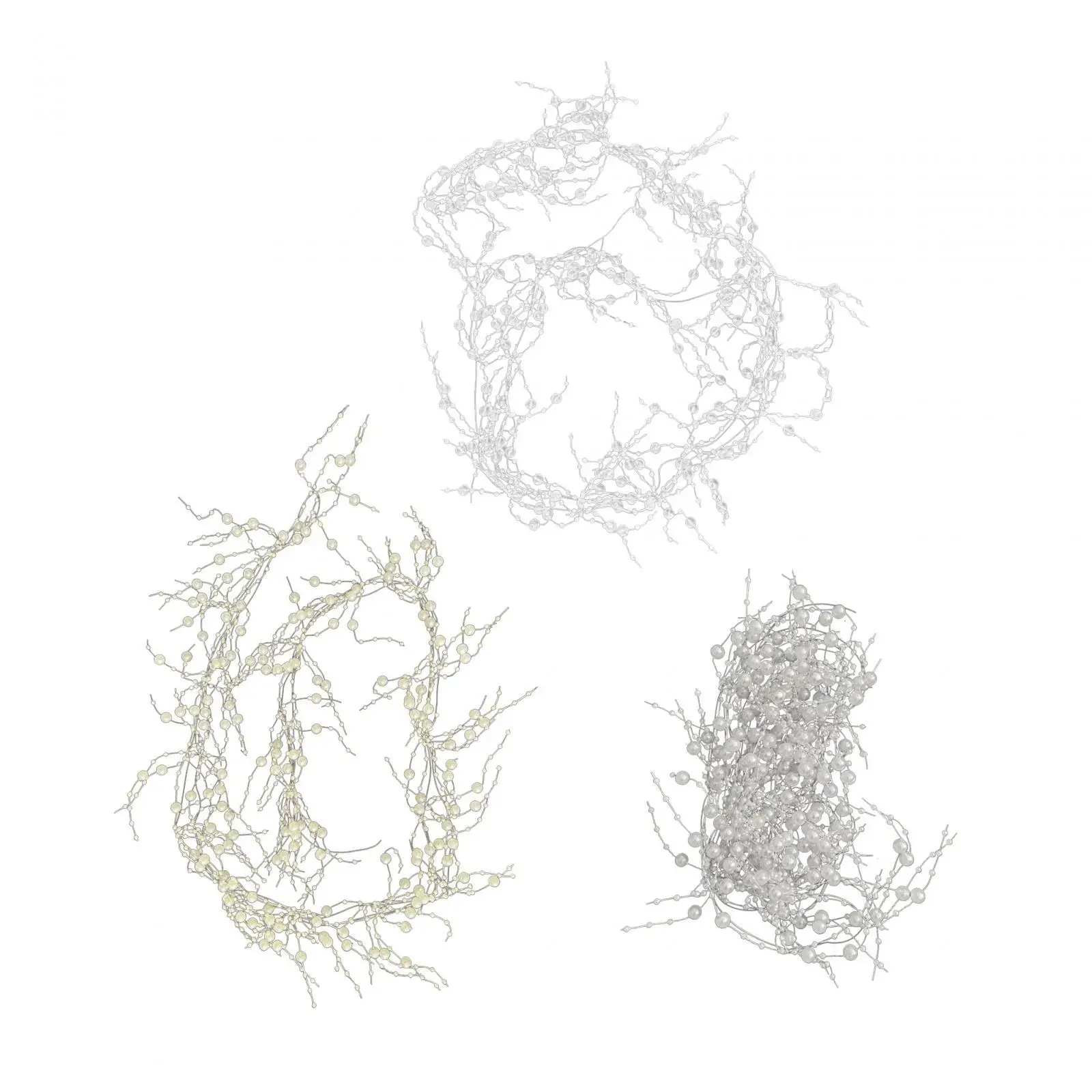 

Рождественская гирлянда из бусин, Рождественское украшение, Рождественское украшение для елки, праздничное украшение