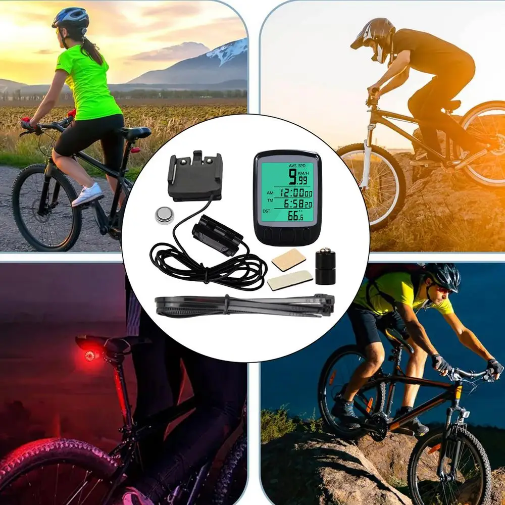 Description Picture 6 of itemBikes Odometer And Speedometer Wired Bicycles Odometer With LCD Display Multifunctional Portable Clear Data Bicycles Mileage