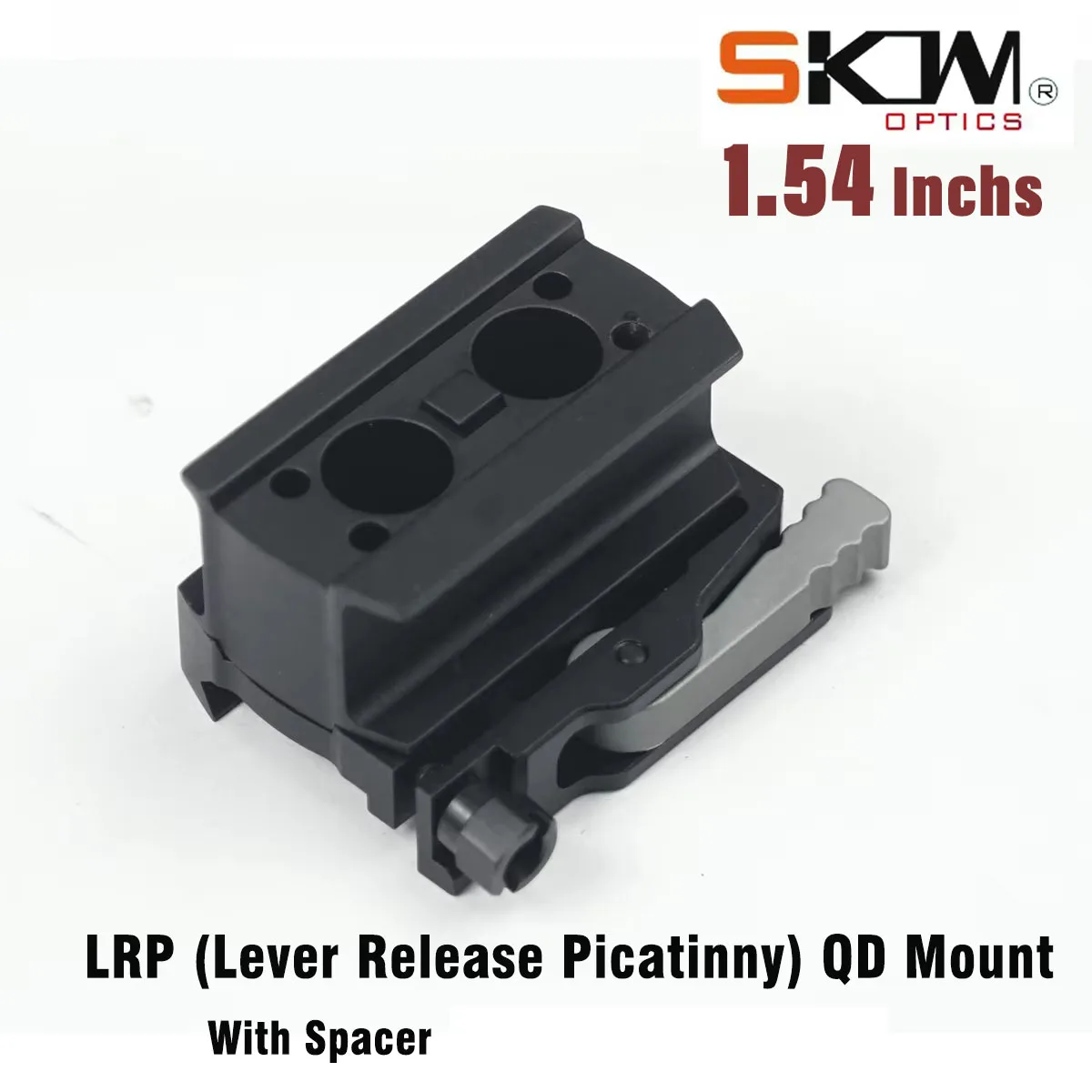 SKWoptics-Tactical LRP QD Red Dot Mount with Spacer Sight for 21MM Picatinny Rail 1.54" 1.93" Height for T2 M5 R5