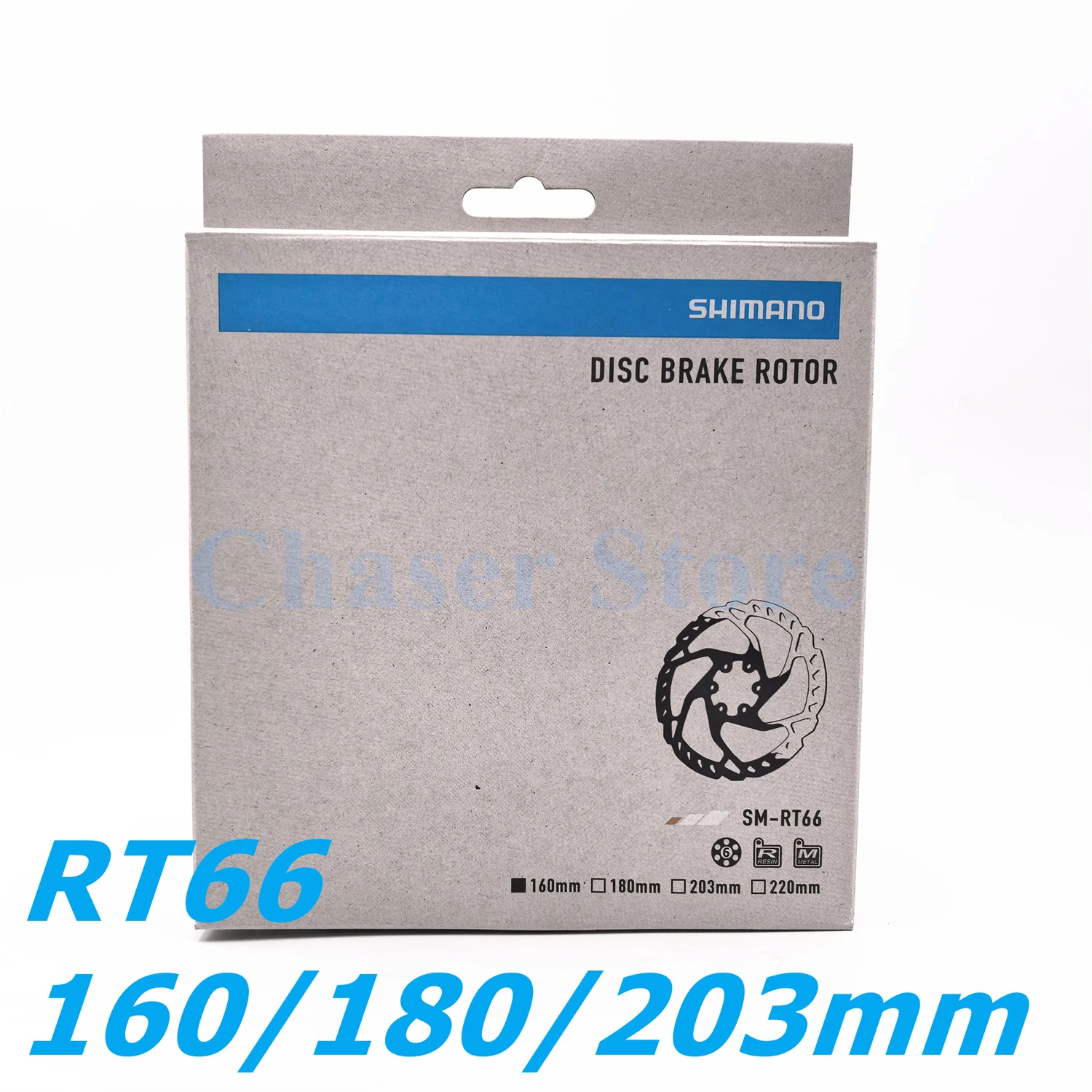 Shimano SM-RT66 ディスクブレーキ 160mm/140mm 新品 シマノ SM-RT66 バイクディスクブレーキローター 6ボルト 160/180