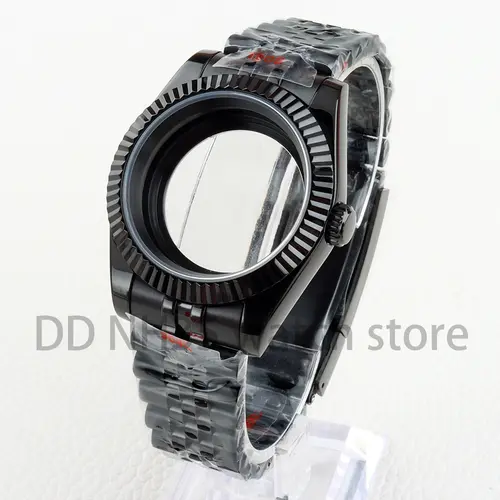 36mm/39mm NH35 Watch Case Sapphire Glass 20mm Solid 316L Stainless Steel Bracelet for Datejust NH35 NH36 Movement 28.5mm Dial - Image 5