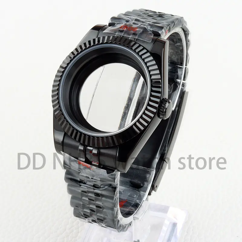 36mm/39mm NH35 Watch Case Sapphire Glass 20mm Solid 316L Stainless Steel Bracelet for Datejust NH35 NH36 Movement 28.5mm Dial - Image 5