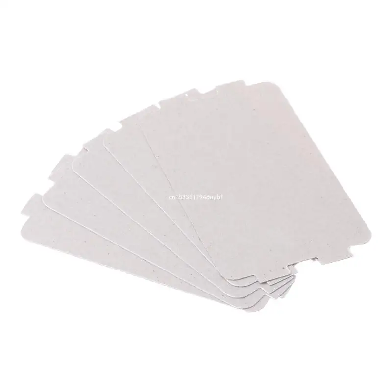 Microwave Oven Mica Plate Sheet 5Pcs Thick Replacement Part 107x64mm For Midea
