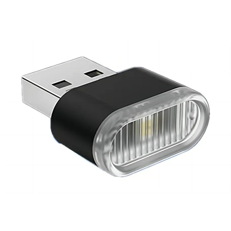 Mini USB LED Atmosphere Lights Car Interior Neon Decorative Lamp Car Emergency Lighting Universal PC Portable Plug and Play 1
