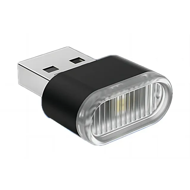Mini USB LED Atmosphere Lights Car Interior Neon Decorative Lamp Car Emergency Lighting Universal PC Portable Plug and Play 1