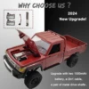 1:12 Rc Car Mn Model Mn82 Retro Full-scale Simulation Lc79 RTR 2.4g 4WD 280 Motor Remote Control Pickup RC Truck Model Car Toys 5