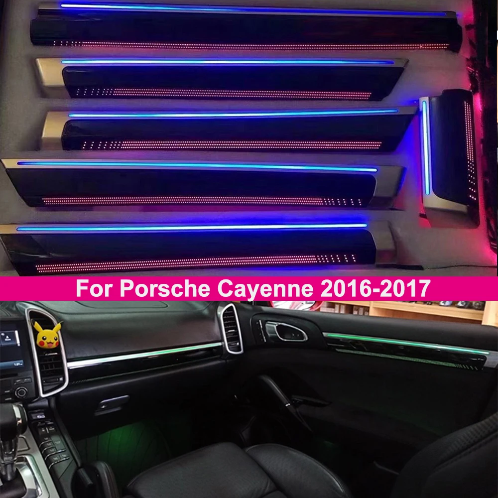 LHD RHD LED Ambient light For Porsche Cayenne Replacement Door Panel