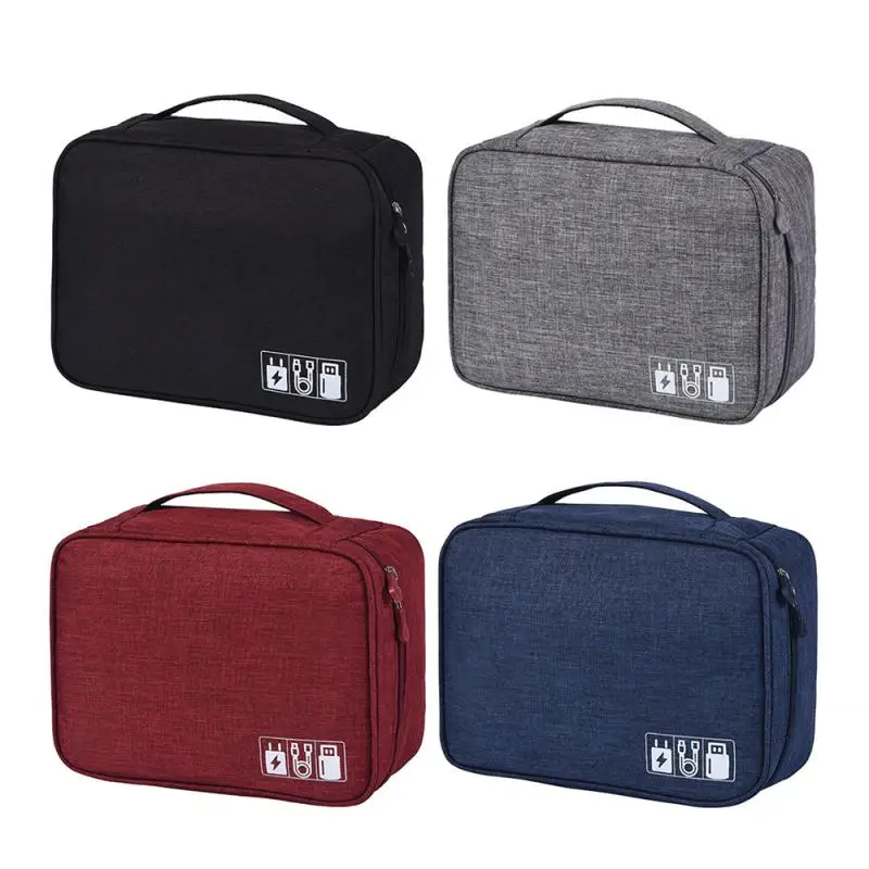 

Portable Digital Storage Bag USB Gadget Waterproof Cable Organizer Pouch Electronics Devices Accessories Digitals Pack Supplies