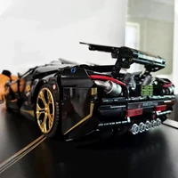 Technical City Sport Car Building Block High-Tech Super Speed Remote Control Racing Vehicle Model Bricks Toys For Boy Gift MOC 3