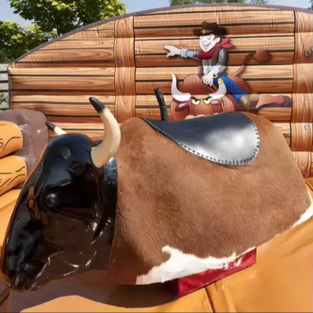 Pink Rodeo Bull High Quality Mechanical Bull Riding Inflatable Mechanical Games Rodeo ...