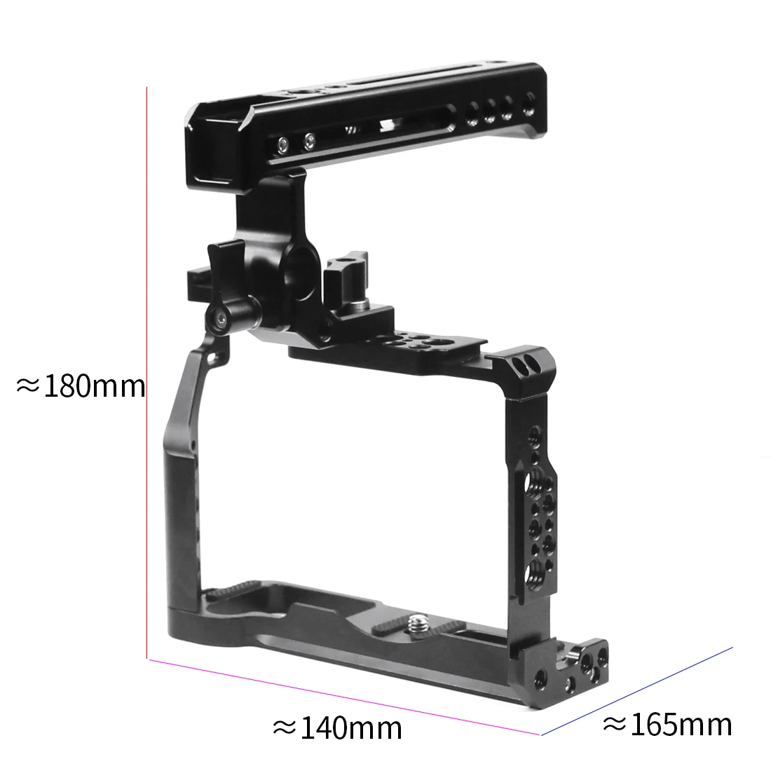 Xt3 Voll kamera käfig Rig Top Griff Griff für Fujifilm xt2 X-T3 X-T2 DSLR Video Schutz Stativ Halter Mount Vlog Stabilisator – Detail 12