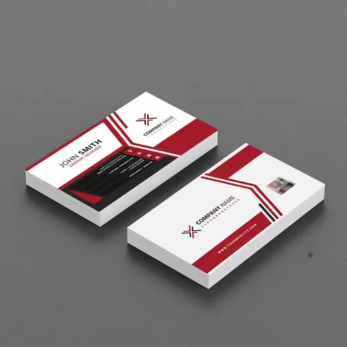 100PCS Custom Logo Color Double-Sided Small Business Card Thank You Card Gift Card 300gmg Paper 9x5.4cm - Image 2
