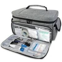Trousse de premiers secours de voyage, sac de transport médical à domicile, organisateur de rangement multifonctionnel, boîtes à médicaments en couches, armoire à pharmacie 4