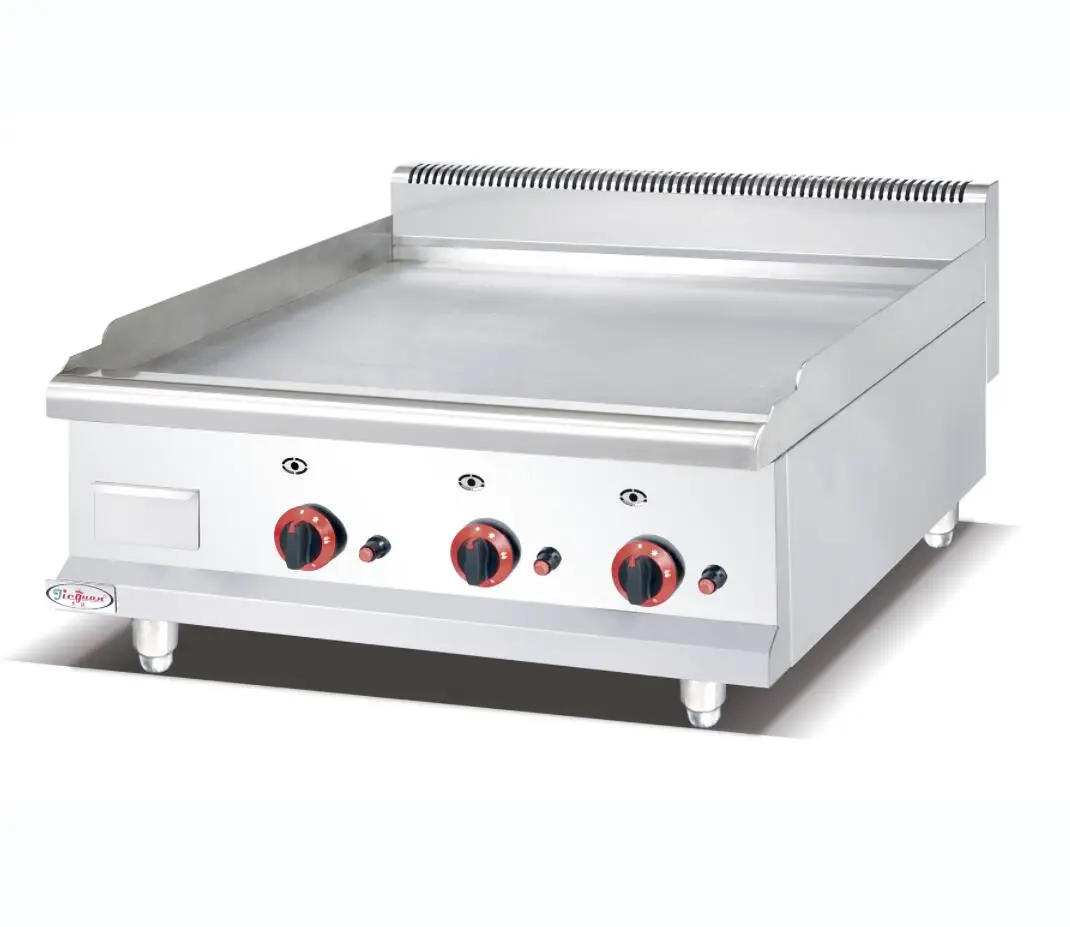 Commercial Stainless Steel Kitchen Grill Flat Top Plate Gas Griddle Commercial Gas Grill Griddle rm commercial bbq restaurant kitchen stainless steel cooking gas electric burger griddle