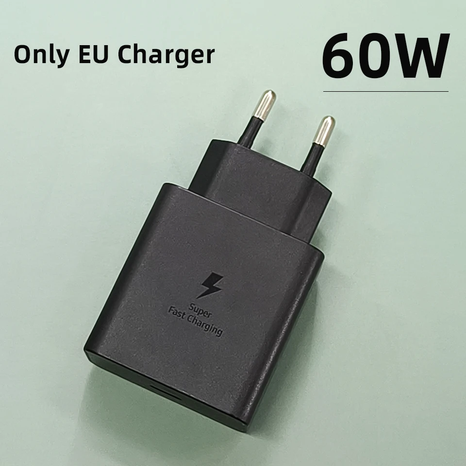 SAMSUNG Original 60W 45W Fast Charge USB-C Adapter Charger