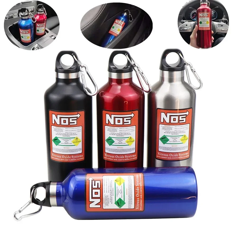 Stainless Steel Car NOS Nitrogen Bottle Insulation Cup 500ml Insulation Pot Racing Style Car Interior Decoration Accessories — view 2