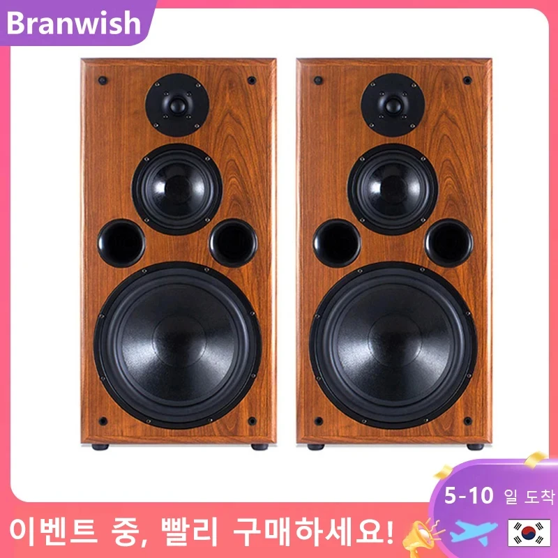 10 Inch 200W 8Ohm High School Low Speaker Bass Silk Film Tweeter F109 hifi Bookshelf Speaker Passive Monitor Fever Sound Box 1Pc