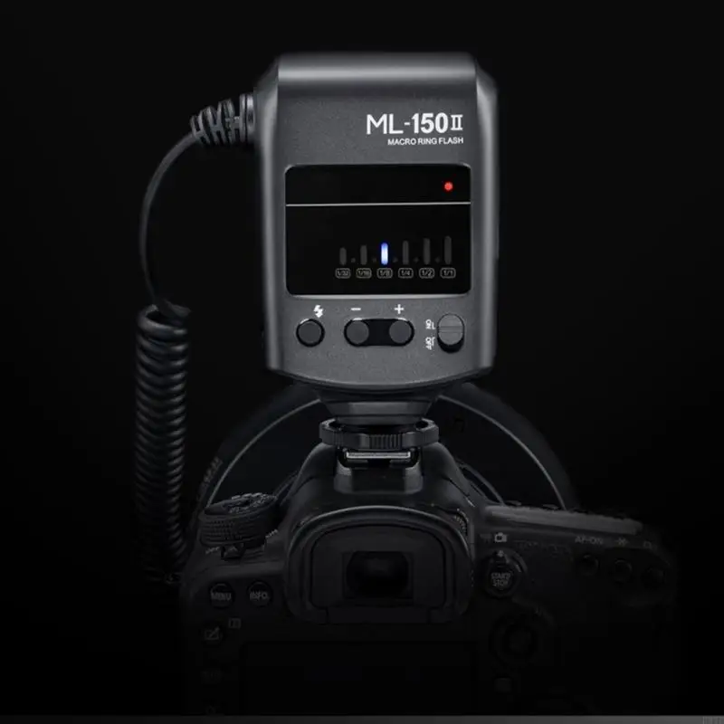 P9YE High Brightness LED Macro Rings Light Photography Rings Adjustable Color Temperature for Close Up Photography