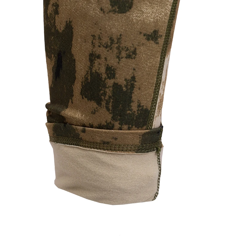 3D Cutting Thermal Underwear Army Camouflage Pants Sets Combat Shirt Breathable Fleece Suits Quick Drying Thermo Men Clothing