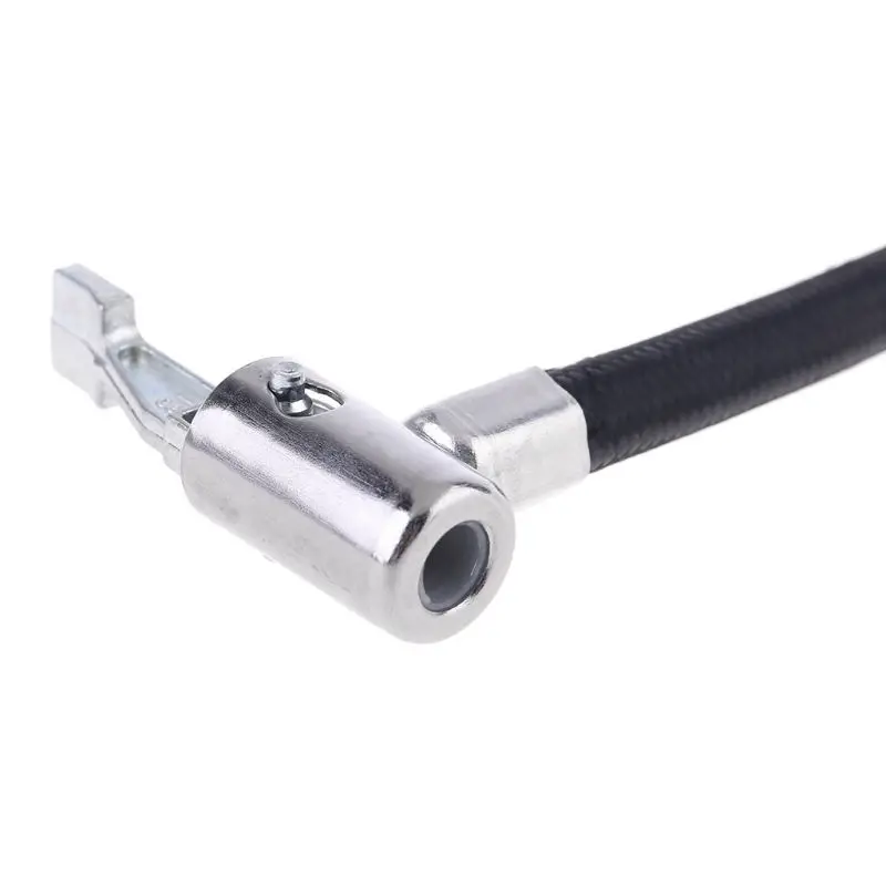 

Locking Tire Chuck with Rubber Hose & Standard Tire for Valve Fine Thread Tire Inflator Hose Adapter for Twist On