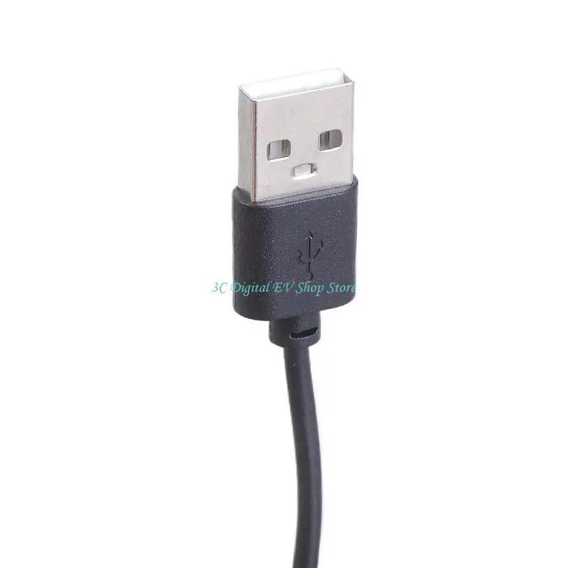 E74D 2-poliger USB-Stecker auf blankes offenes Ende, 2-adriges USB-5-V-Schnellladekabel mit Schaltern für – Detail 7