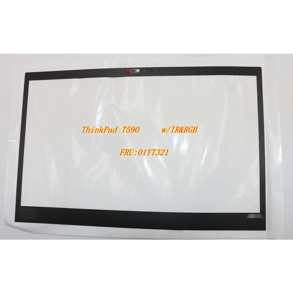Nuovo/Orig Lcd Cornice Anteriore Cornice Cornice Cornice Foglio Adesivo Per Lenovo Thinkpad T590 W/Ir & Rgb 01 Yt321 Muslimate