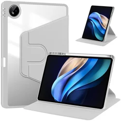 360° Rotating Tablet Case with Pencil Holder for MagicPad 2 12.3 (Gray)