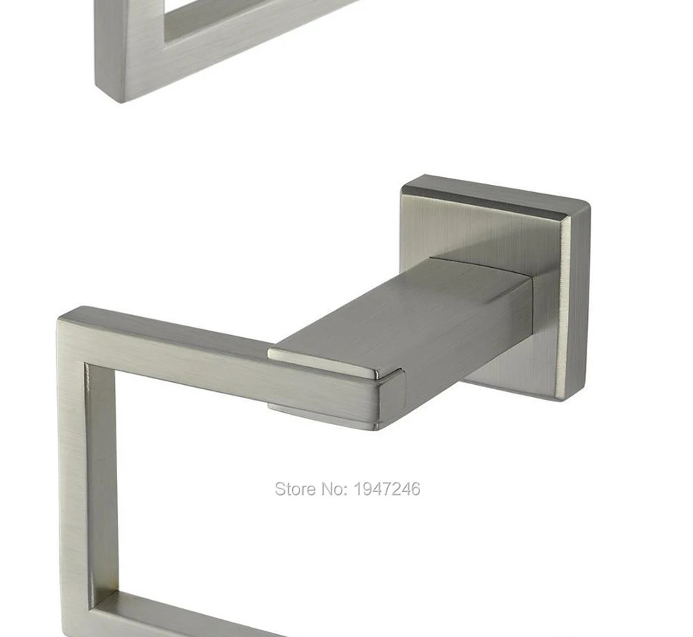 SUS 304 Edelstahl Wand Halterung Wc Papier Halter Tissue Rollen Halter Gebürstet Nickel – Detail 3
