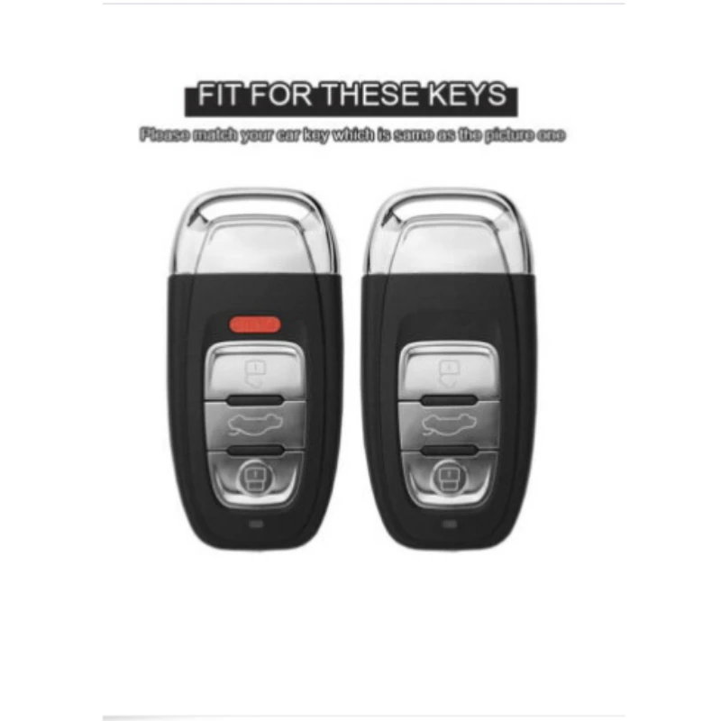 Custodia/cover per Chiave/telecomando in lega per Audi A1 A3 A4 A5 A6 A7 A8 Quattro Q3 Q5 Q7 2009-2015 accessori - Sbe0843d4f3fd4f0399d6c1c31639a518B