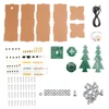 Rotating Colorful Music Christmas Tree LED Water Lights Electronic DIY Kits Christmas Decoration Gift with Breathing Lights 3