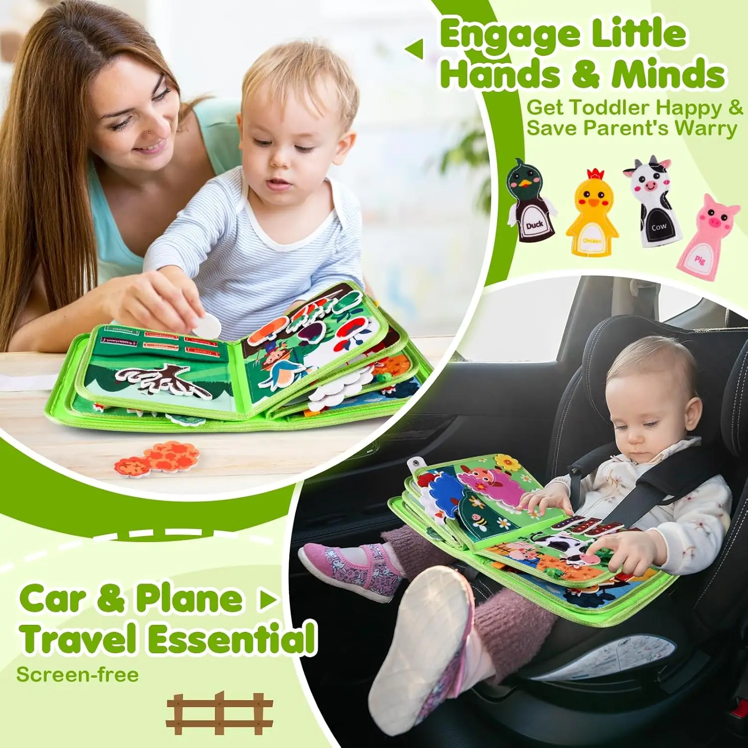 Montessori Farm Busy Book 3
