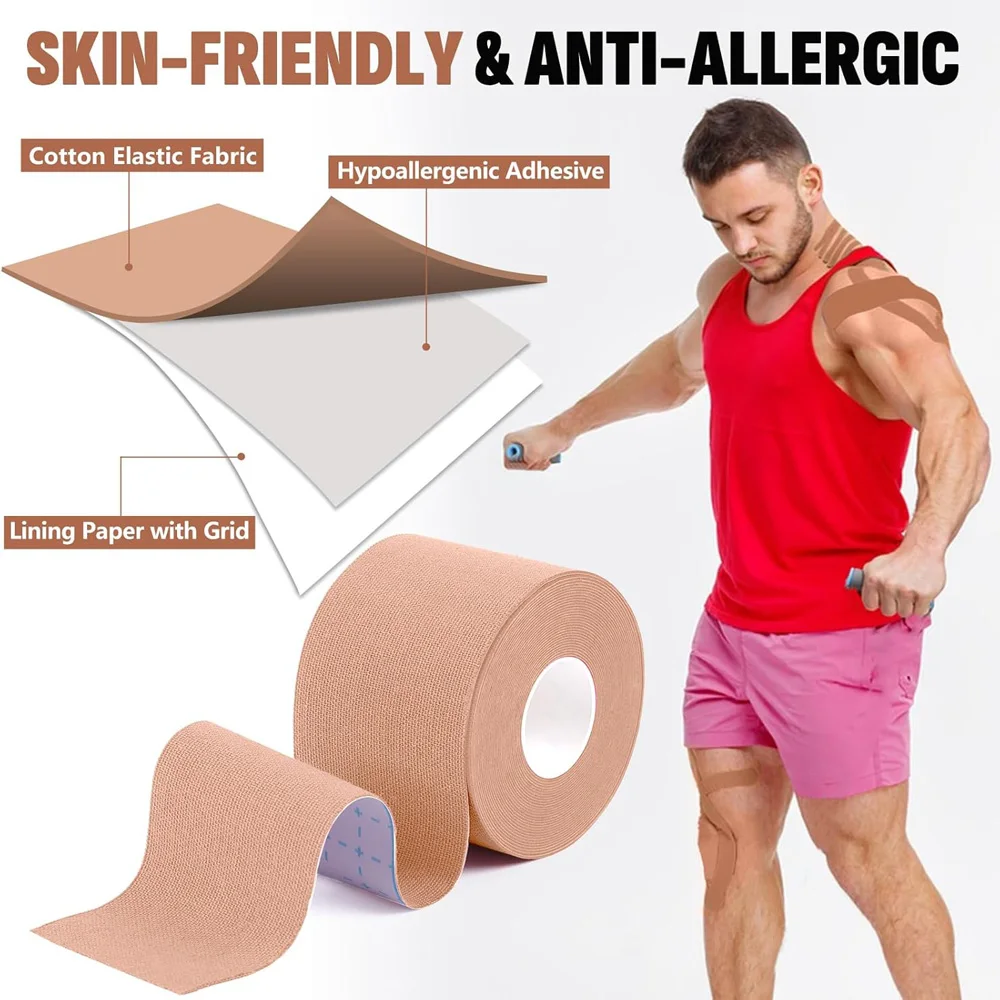 Waterproof Kinesiology Tape Rolls 4