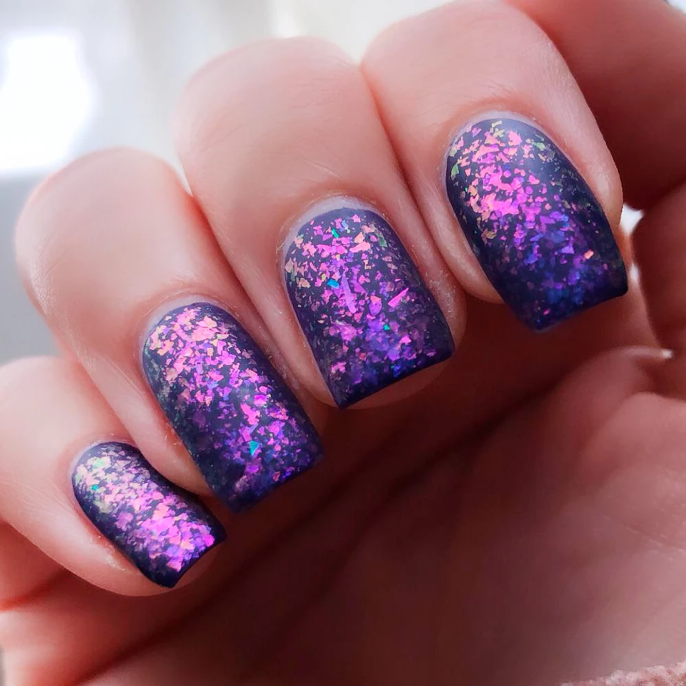KODIES GEL Glitter Top Coat Chameleon Gel Nail Polish Aurora Opal Powder UV/LED Gel Finish Colorshift Manicure Nails Art Sealer 5