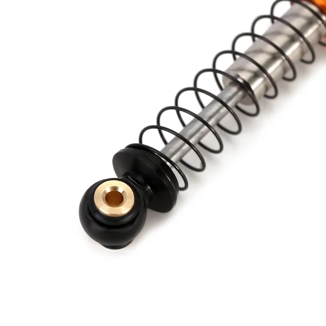 INJORA 43MM Shock Absorber Aluminum Threaded Tele Damper Upgrade for 1/24 RC Car Axial SCX24 C10 JLU Gladiator Micro Crawler 6