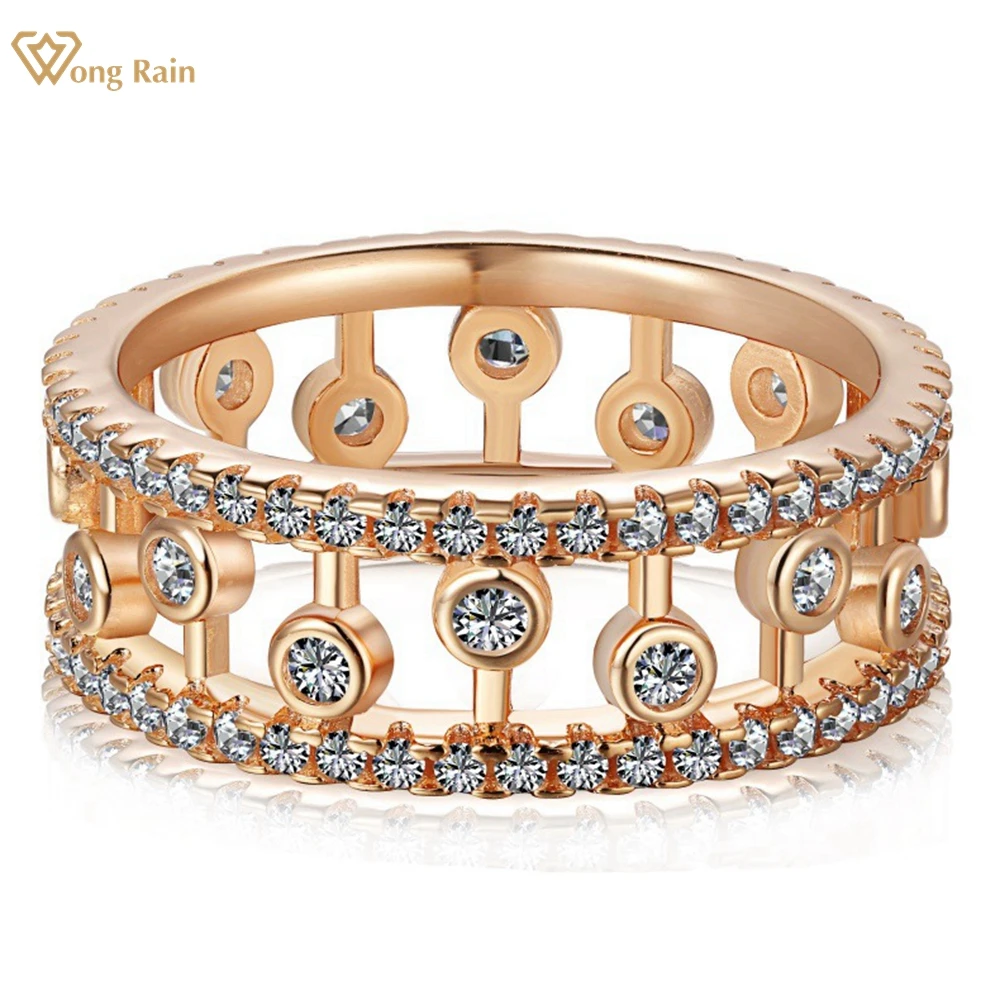 

Wong Rain 18K Gold Plated 925 Sterling Silver Lab Sapphire Gemstone Wedding Party Gift Fine Jewelry Ring for Women Free Shipping