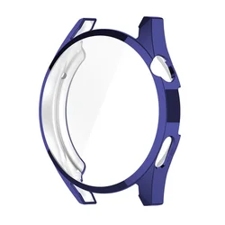 Premium TPU Protective Case & Full Screen Protector for Smartwatch - Soft, Durable, Anti - Scratch Bumper Shell (Blue)