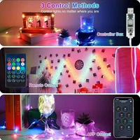 Smart LED String Bluetooth APP Control RGBIC Fairy Lights Waterproof USB Music Dream Color Light Party Room Decoration - Image 4