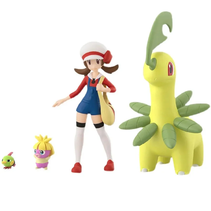 

Bandai Pokémon Scale World Kotone Smoochum Natu Bayleef Pocket Monsters Anime Figure Model Collecile Action Toys Gifts