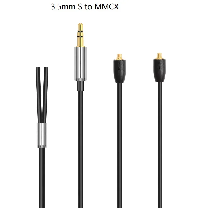 Replacement Headphone Cable MMCX 3.5mm For Shure SE215 SE315 SE425 SE535 SE846 NIAP/N3AP N30 N40 W40 W50 W60 UE900 Audio Cable