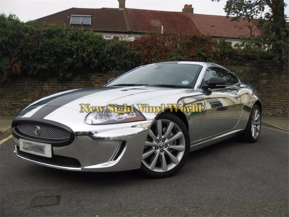 

Best Quality Flexible Silver Chrome Mirror Vinyl Wrapping Film For Car Sticker Air Free Bubble