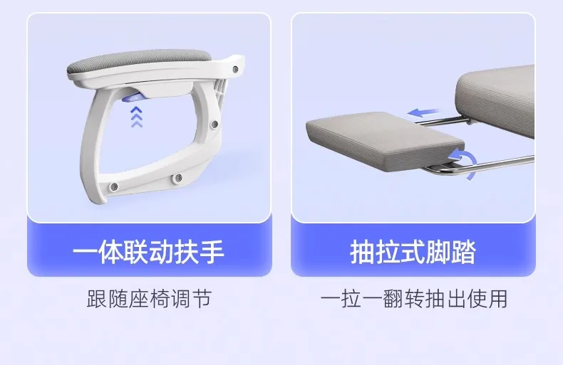 Description Picture 5 of itemSleep Office Chair Gaming Ergonomic Mesh Comfort Swivel Modern Bedroom Office Chair Swivel Recliner Sedia Ufficio Room Furniture