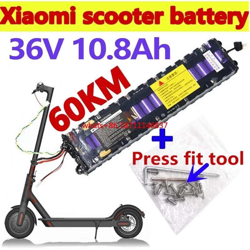 Nuovo 10 S3P 36V 30Ah Per Xiaomi M365 Scooter Elettrico Bicicletta 18650 Batterie Agli Ioni Di Litio Ebike Batteria Ricaricabile Accessori