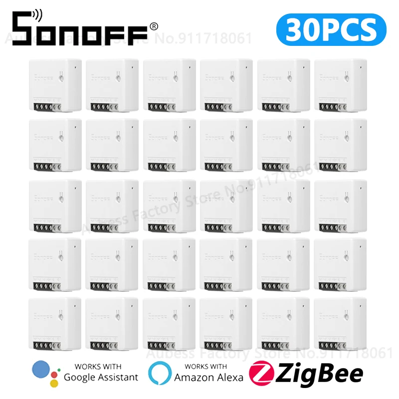 SONOFF ZBMINI Zigbee Smart Light Switch Module Two Way Control Switch Smart Home Works With Smartthing Alexa Google Home Hot 