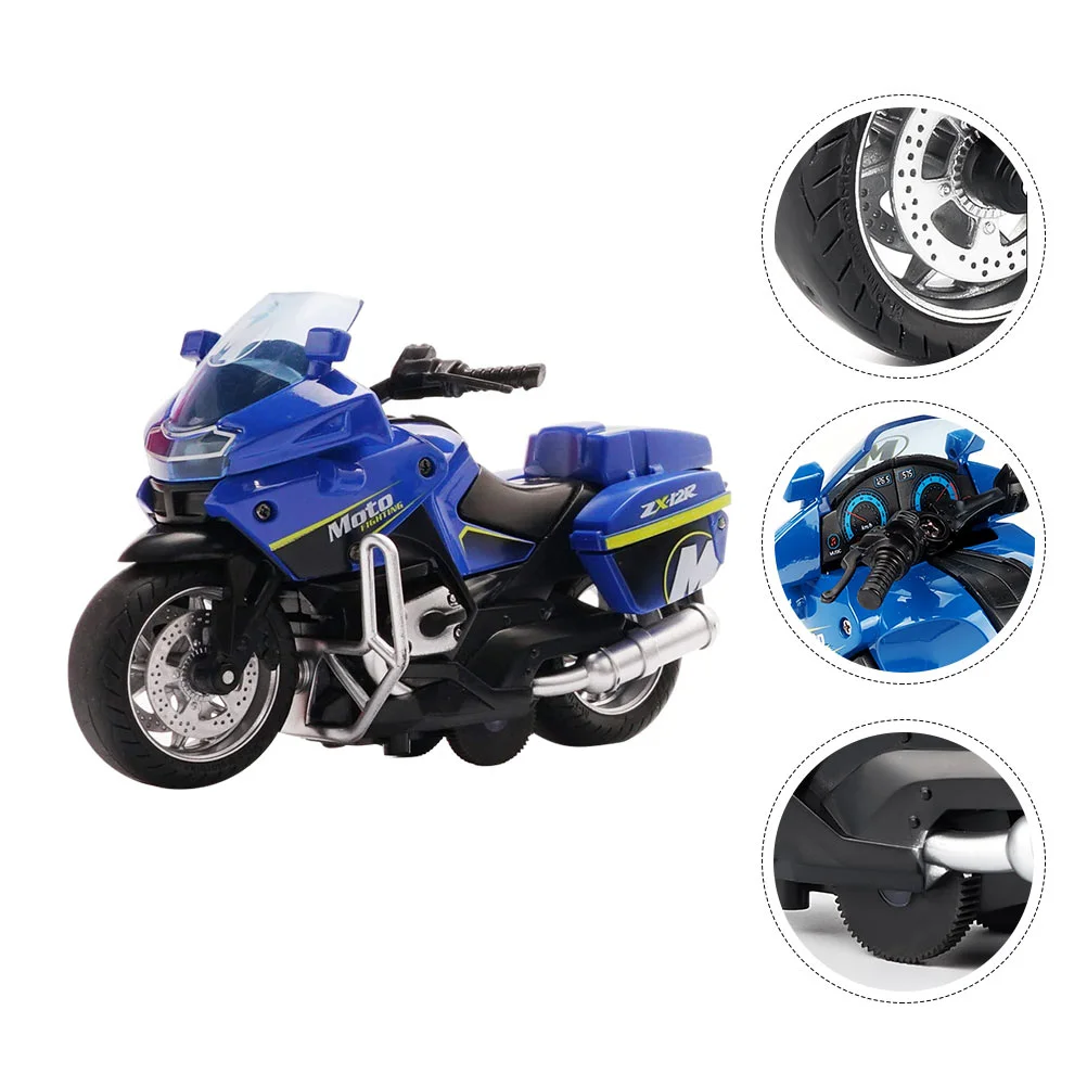 

1pc Children Pull Back Toy Mini Sound Kids Motorcycle Toy Push and Motorcycle