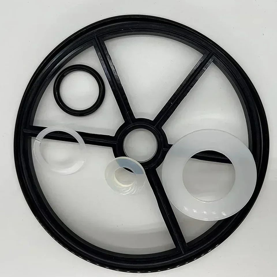 Kit di 6 guarnizioni di ricambio per valvola filtro piscina