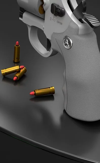 ZP5 Python 357 Toy Gun Revolver Folded Shell Throwing Soft