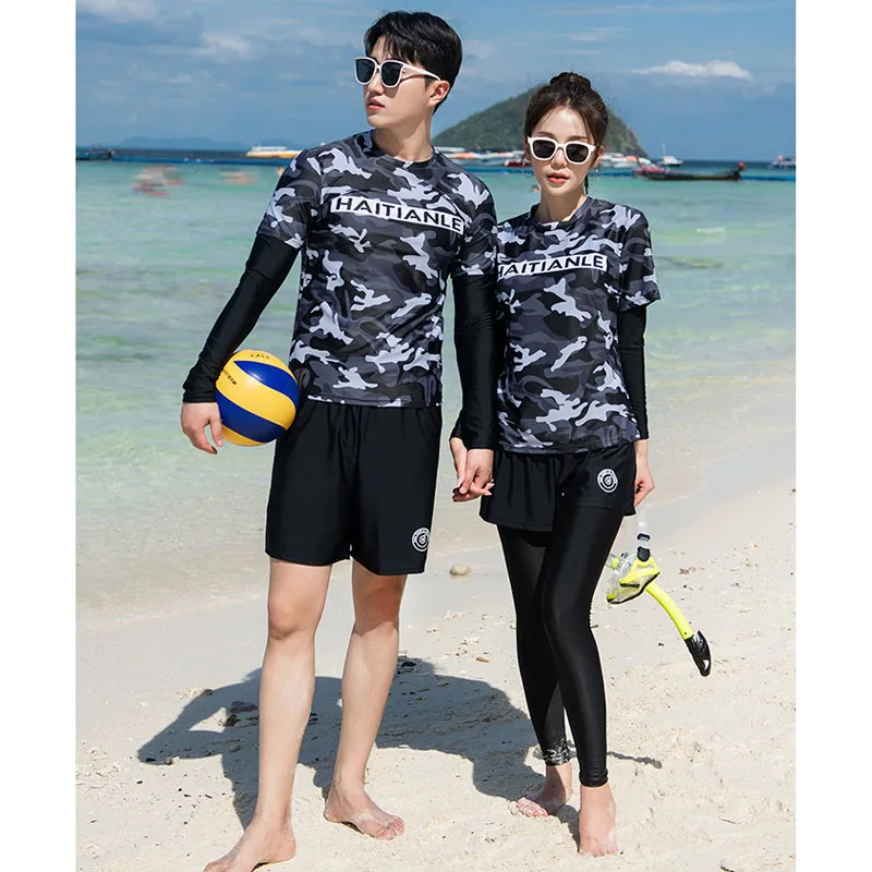 

Mens/Women's Swim Shirts Rash Guards Long Sleeve Sun UV Protection Beachwear Quick Dry Fishing Surfing Snorkeling Suits Swimsuit