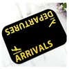 Airplane Departure Arrival Entrance Doormat Modern Anti-slip Bedroom Living Room Area Rug Balcony Bathroom Floor Mats Home Decor 3