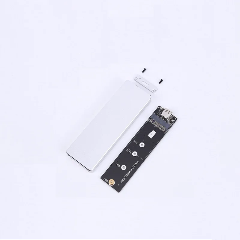 M2 SSD Case Enclosure NVMe M.2 SSD Box USB 3.1 10Gbps for External Hard Drive +M Key M.2