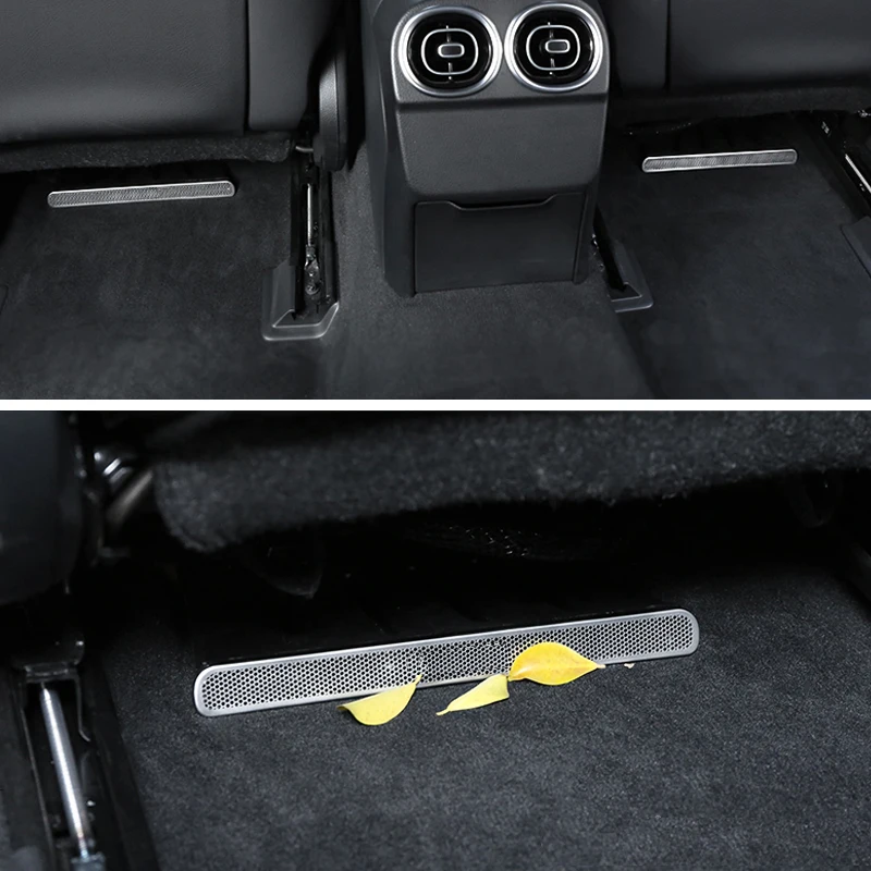 

Крышка для автомобильного вентиляционного отверстия для Mercedes Benz A GLA E C GLC Class, автомобильный Стайлинг интерьера автомобиля, защита от пыли под сиденьем